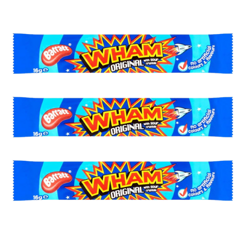 Barratt Wham Original with Sour Crystals - 3 Pack