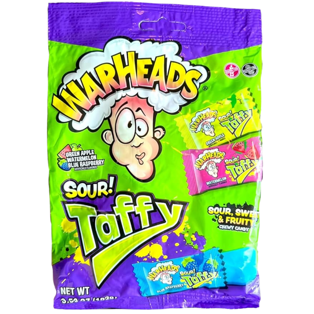 Warheads Sour Taffy Bags