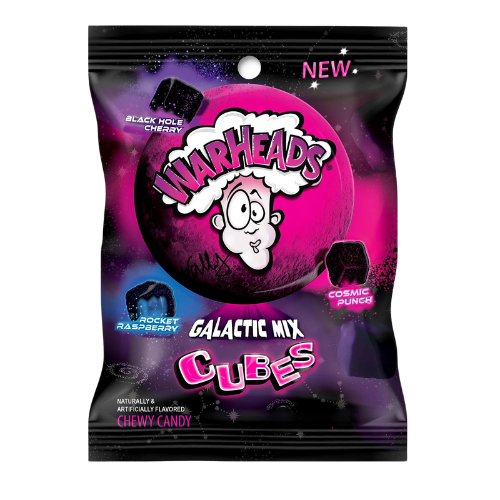 Warheads Galactic Cubes - 3.5 oz Bag