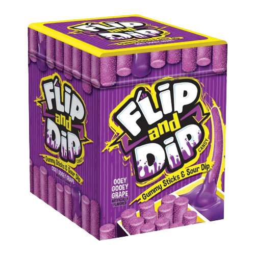 Flip and Dip Gummy Sticks