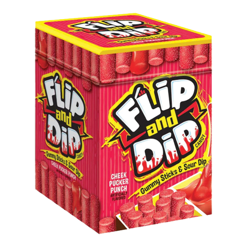 Flip and Dip Gummy Sticks