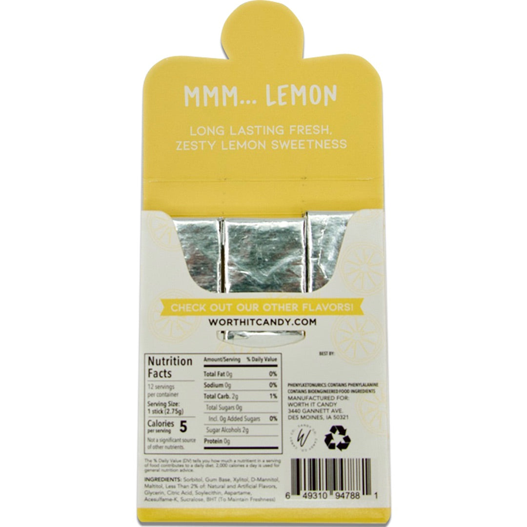 Sugar-Free Lemon Gum