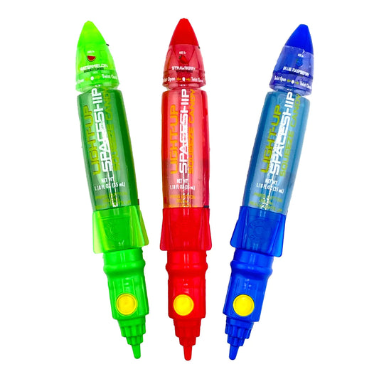 Kokos Light Up Spaceship Squeeze - 3 Pack